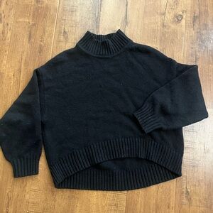 Gap Kids Black Ribbed Sweater